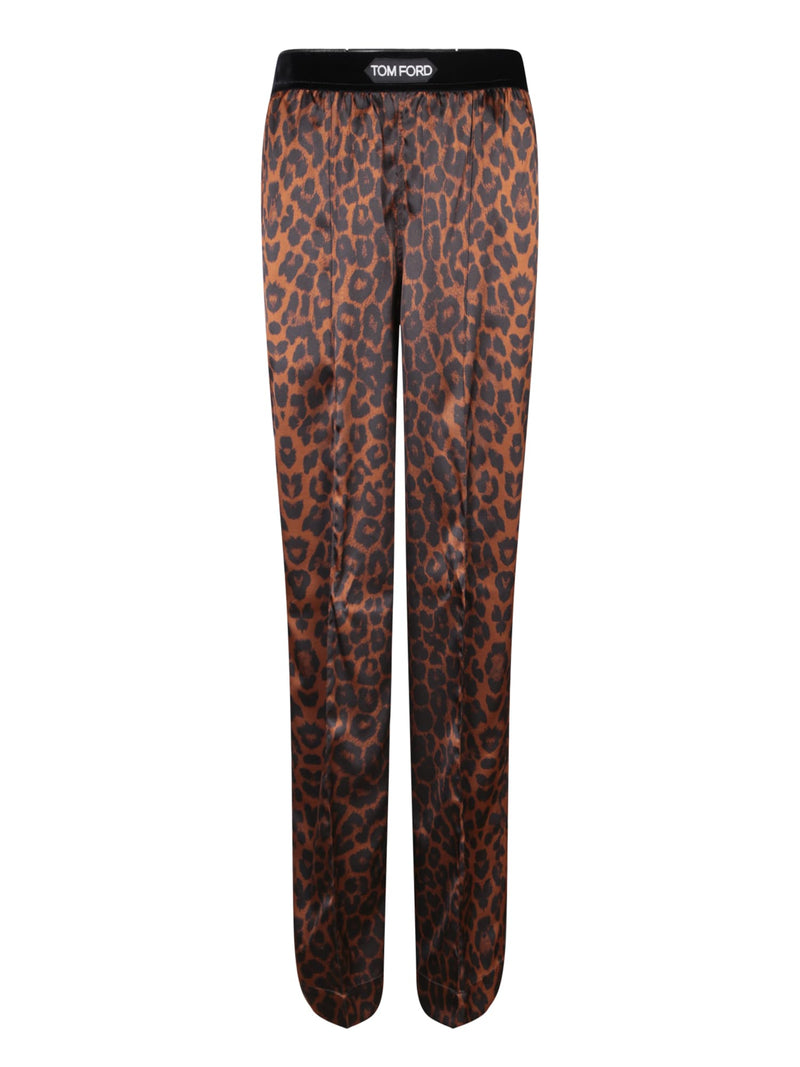 Tom Ford Leopard Pajama Trousers - Women