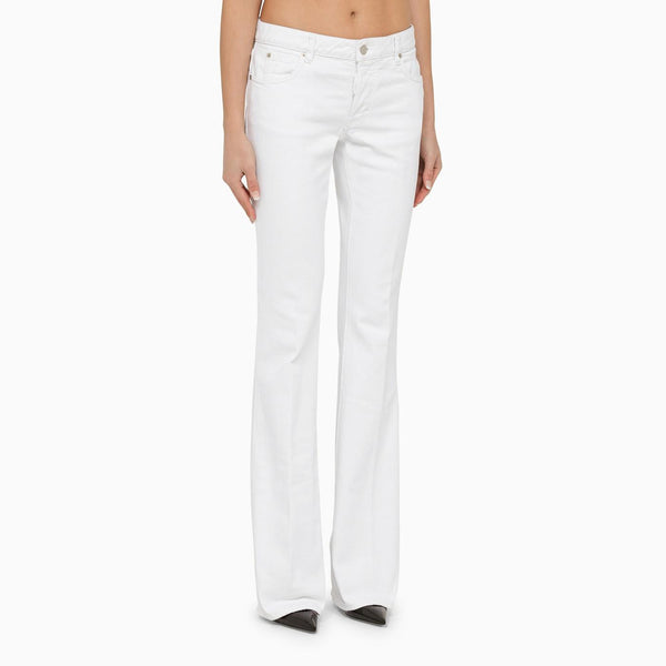 Dsquared2 White Denim Trousers - Women