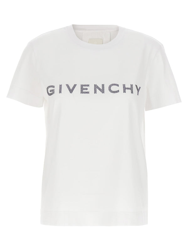 Givenchy Rhinestone Logo T-shirt - Women