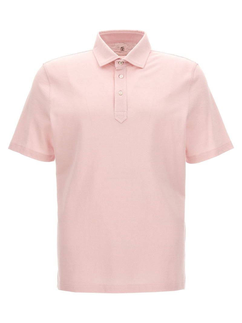 Brunello Cucinelli Piqu Otton Polo Shirt - Men