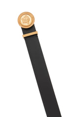 Versace Medusa Biggie Leather Belt - Men