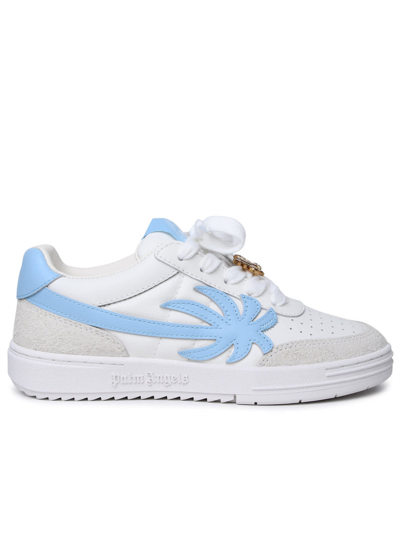 Palm Angels palm Beach University White Leather Sneakers - Women