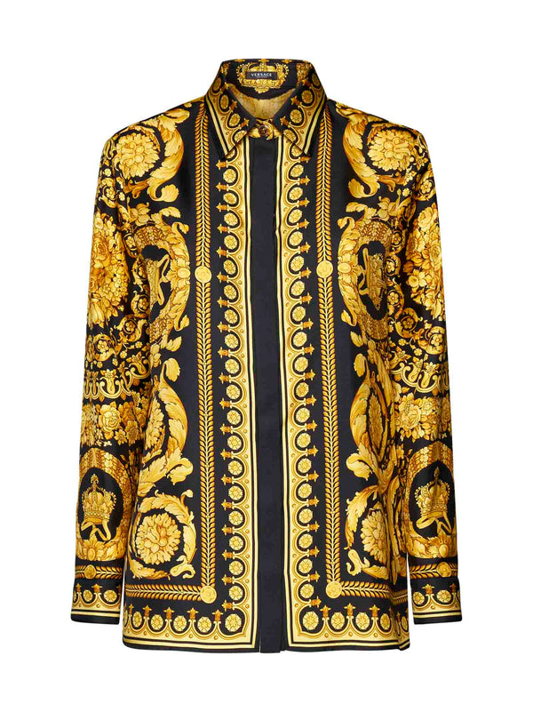 Versace Baroque Silk Shirt - Women