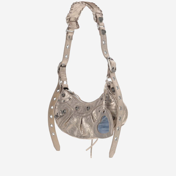 Balenciaga Le Cagole Xs Metallic Shoulder Bag - Women