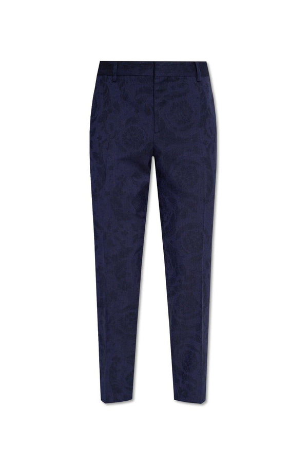 Versace Pleated Tailored Trousers - Men