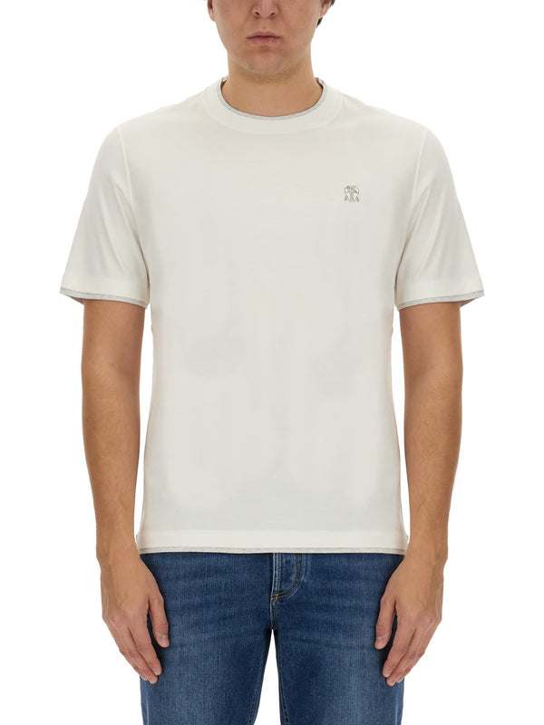 Brunello Cucinelli T-shirt With Logo - Men