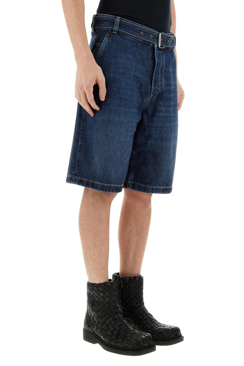 Bottega Veneta Denim Bermuda Shorts - Men