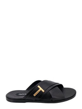 Tom Ford Cross Strap T Plaque Sandals - Men