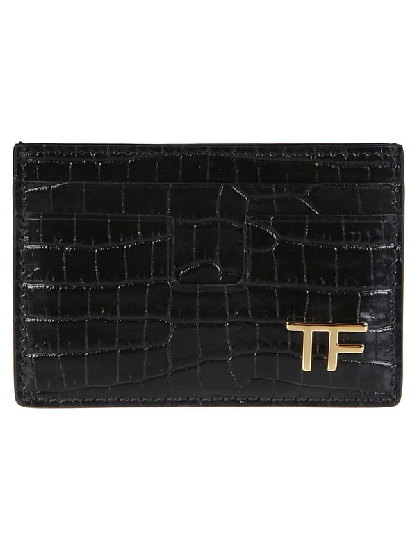 Tom Ford Printed Alligator Classic Credit Card Holder - Men