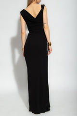 Saint Laurent Draped Long Dress - Women