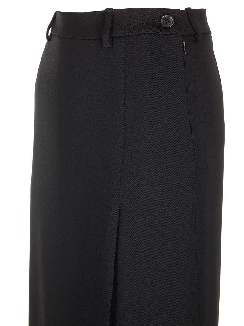 Balenciaga Side Slit Tailored Maxi Skirt - Women