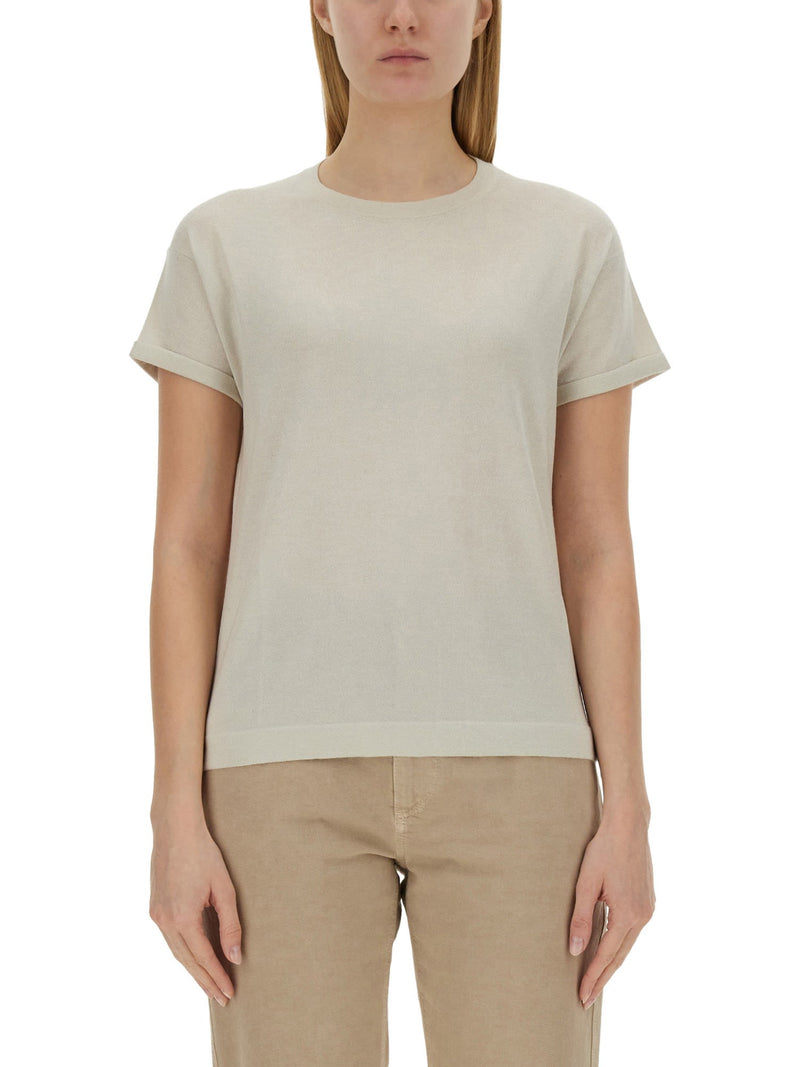 Brunello Cucinelli Cashmere And Silk T-shirt - Women