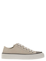 Brunello Cucinelli Suede Trainers With Precious Toe - Women