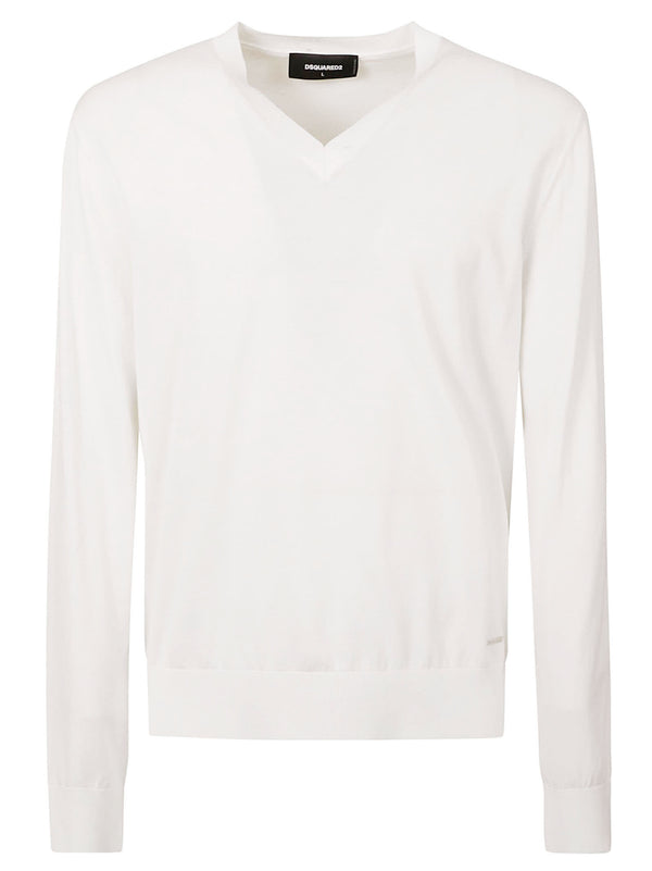 Dsquared2 V-neck Knit Pullover - Men