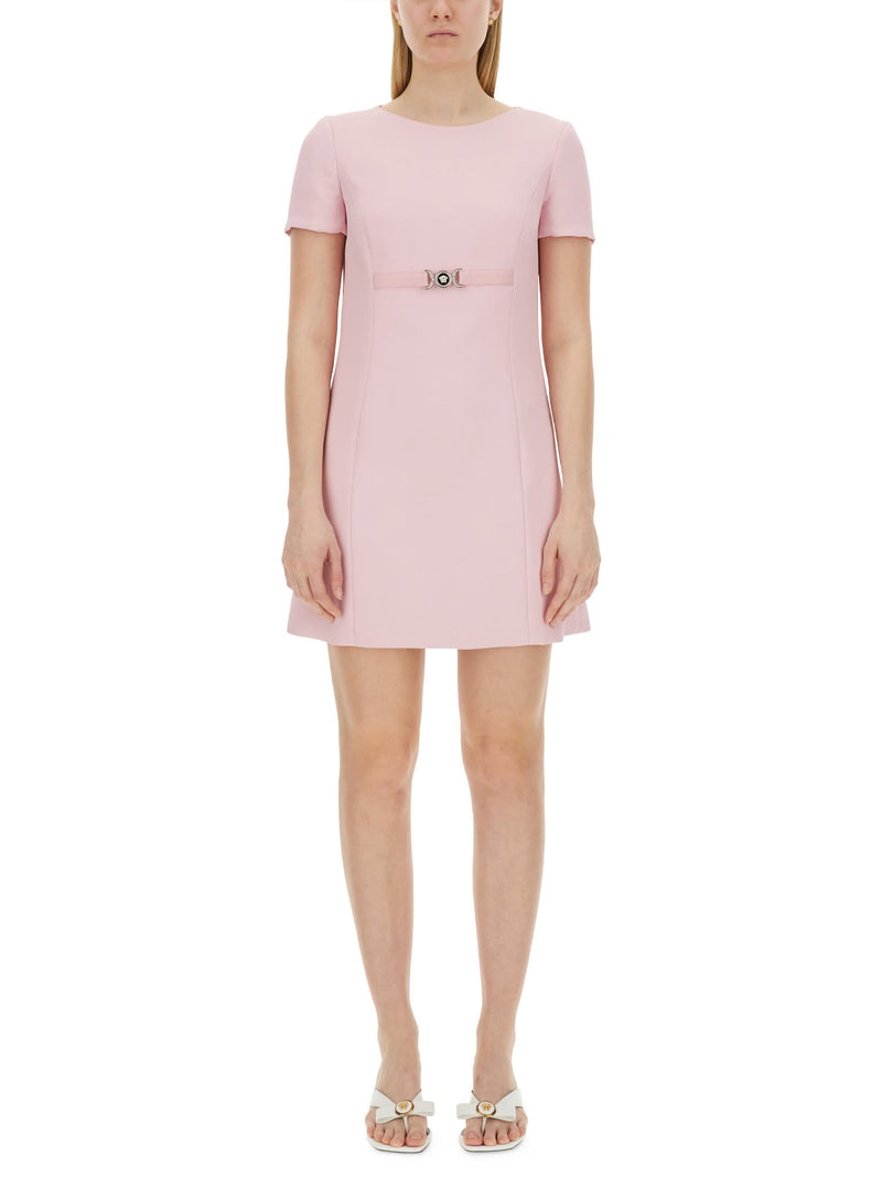 Versace Medusa 95 Short-sleeved Mini Dress - Women