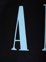 AMIRI Black T-shirt With Light Blue Logo - Men