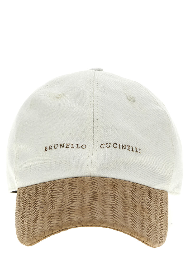 Brunello Cucinelli Logo Embroidery Cap - Men