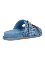 Fendi Denim Slides - Women