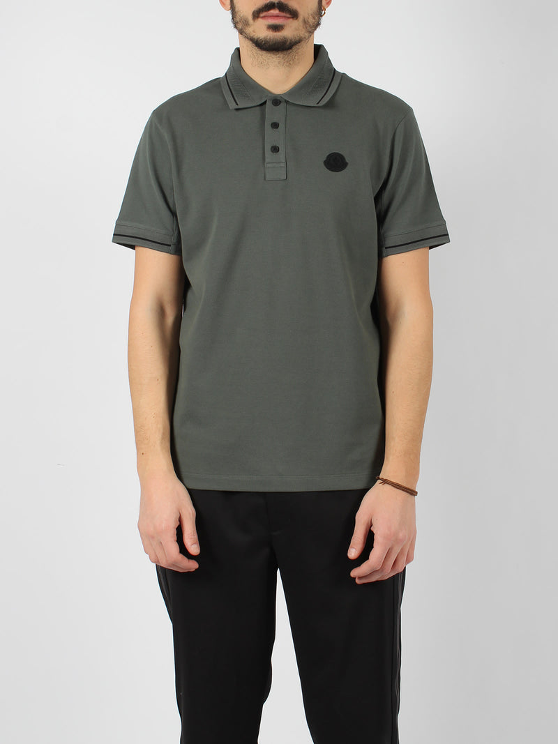 Moncler Logo Patch Polo Shirt - Men