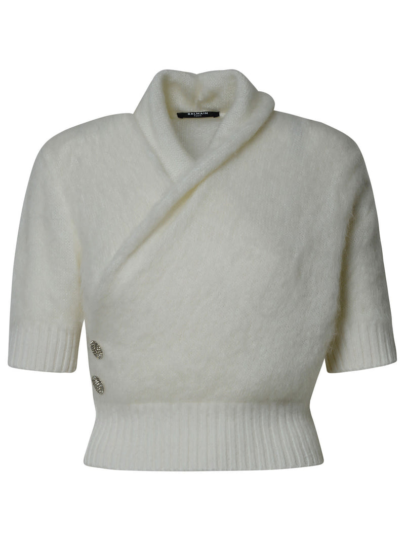 Balmain Virgin Wool Blend Sweater - Women