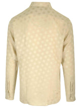 Saint Laurent Dotted Long-sleeved Shirt - Men