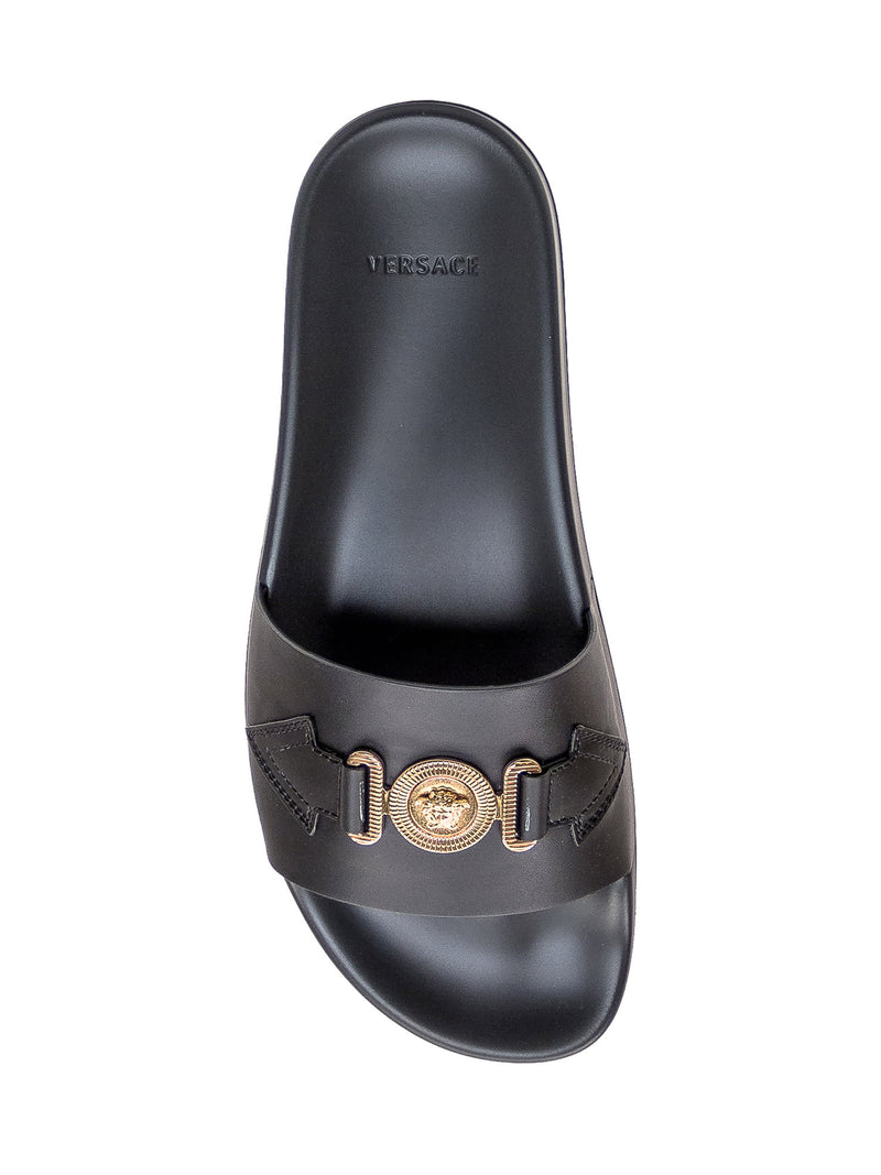 Versace Medusa Biggie Rubber Slides - Men