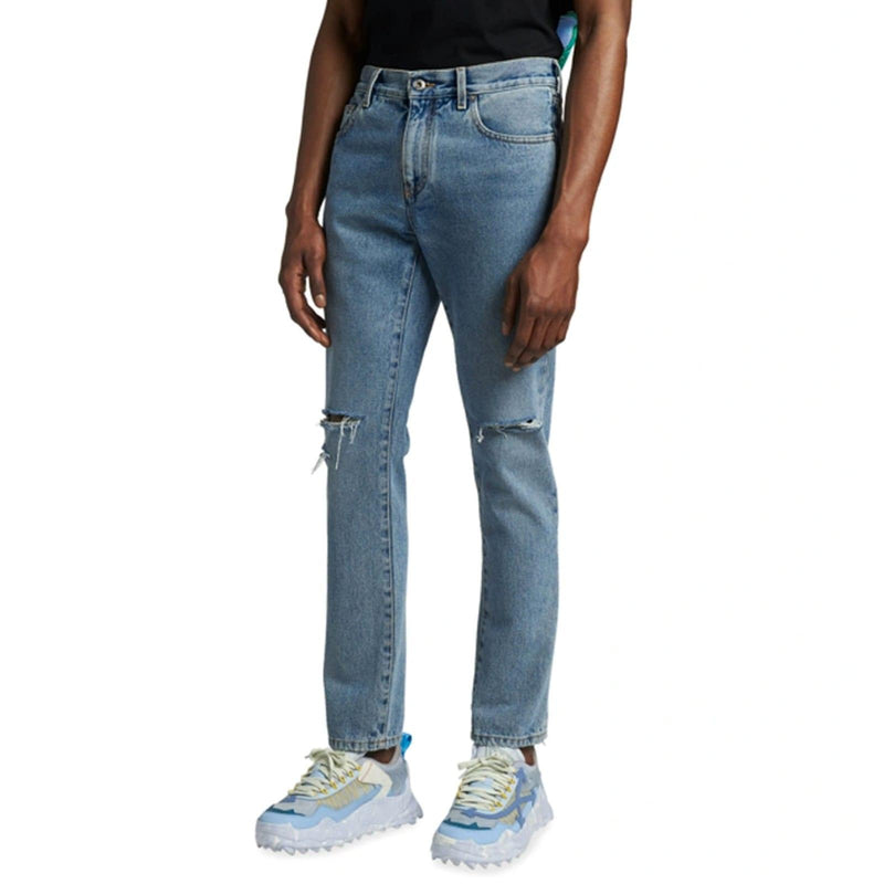 Off-White Skinny Denim Jeans - Men - Piano Luigi