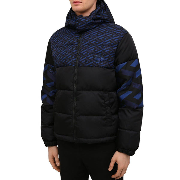 Versace Logo Padded Jacket - Men - Piano Luigi