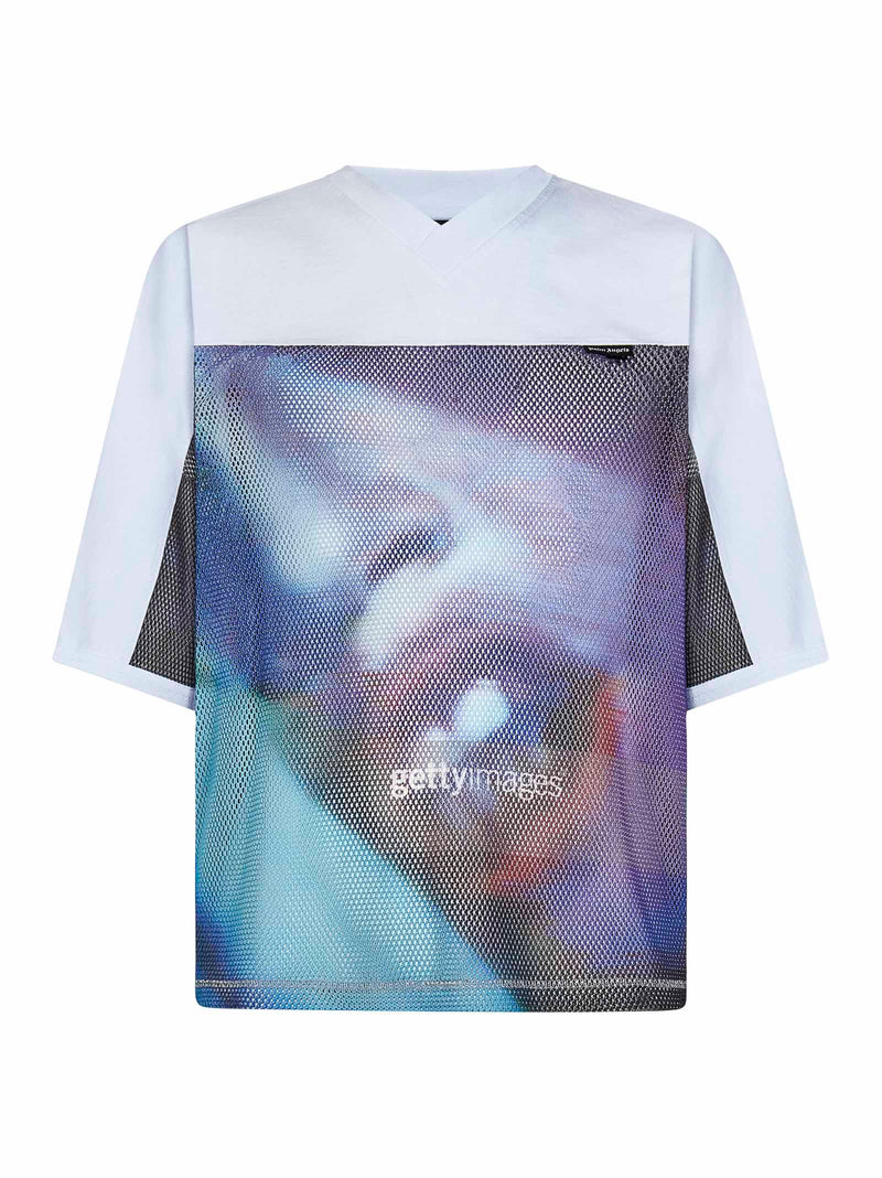 Palm Angels Multicolor Getty Miami T-shirt - Men