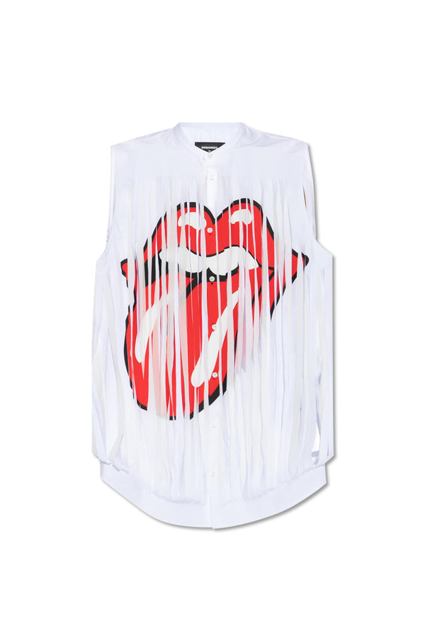 Dsquared2 T-shirt With Slits - Men