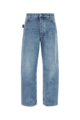 Bottega Veneta Washed Wide Leg Denim Jeans - Men