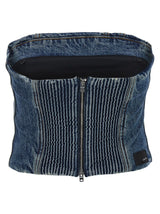 AMIRI Denim Bustier Top - Women