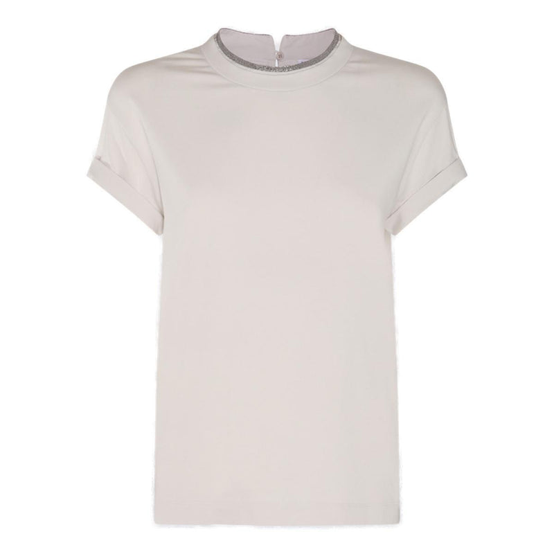 Brunello Cucinelli Embellished Crewneck T-shirt - Women