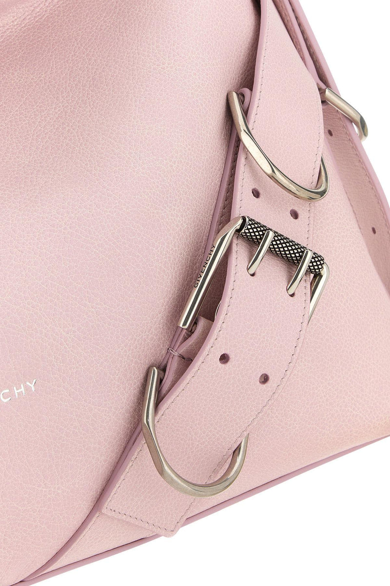 Givenchy Pink Leather Medium Voyou Boyfriend Shoulder Bag - Women