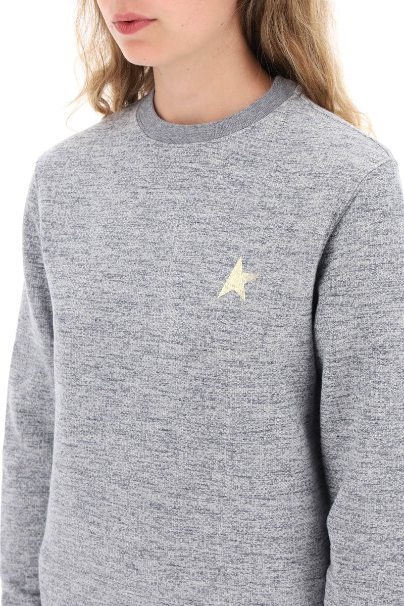 Golden Goose Athena Sweatshirt With Gold Star - Women