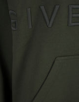 Givenchy 4g Hoodie In Grey Green - Men