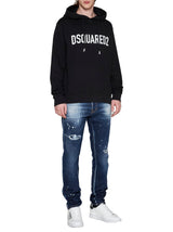 Dsquared2 Logo Cotton Hoodie - Men