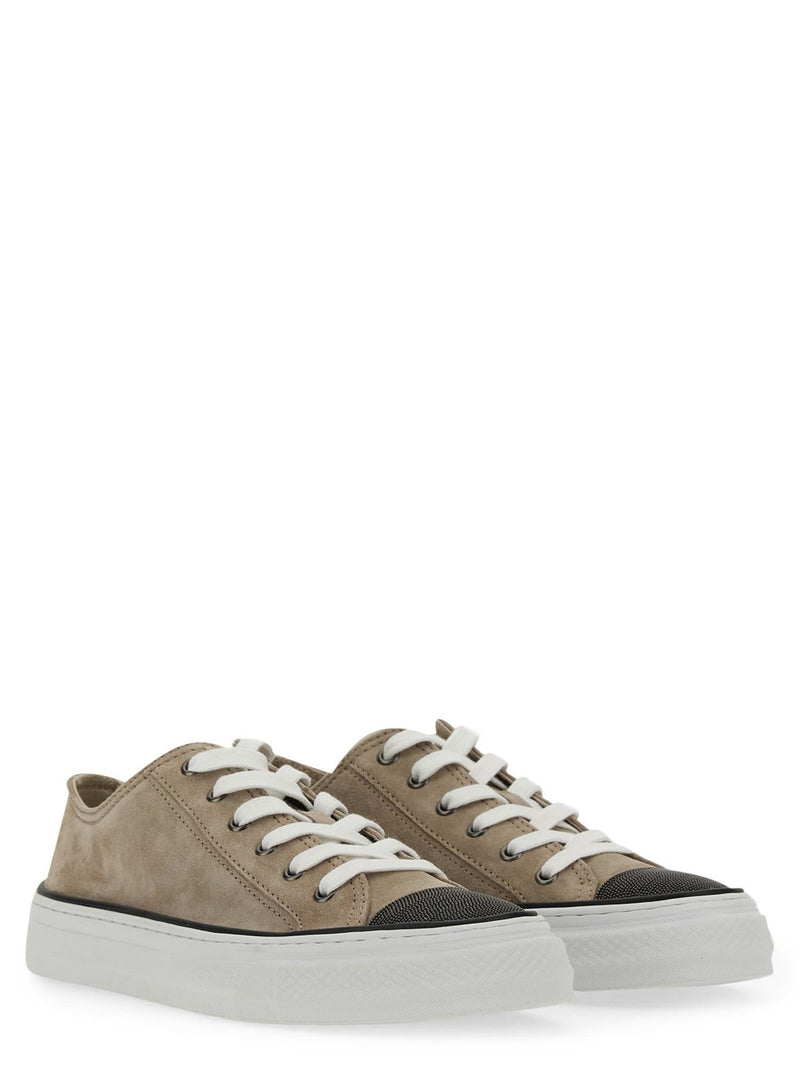 Brunello Cucinelli Sneaker With Precious Toe - Women