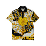 Versace Barocco Print Polo Shirt - Men - Piano Luigi