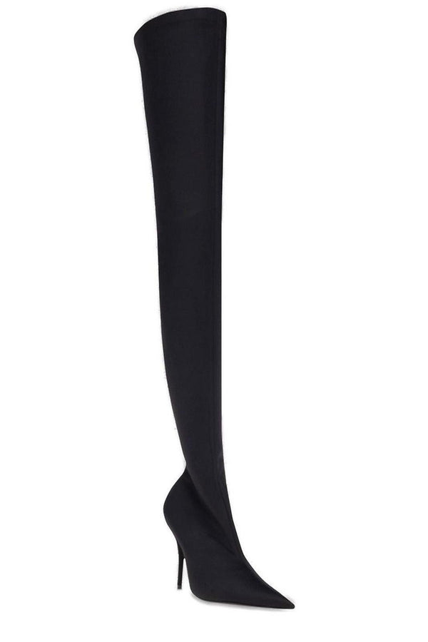 Balenciaga Knife Heeled Thigh-high Boots - Women