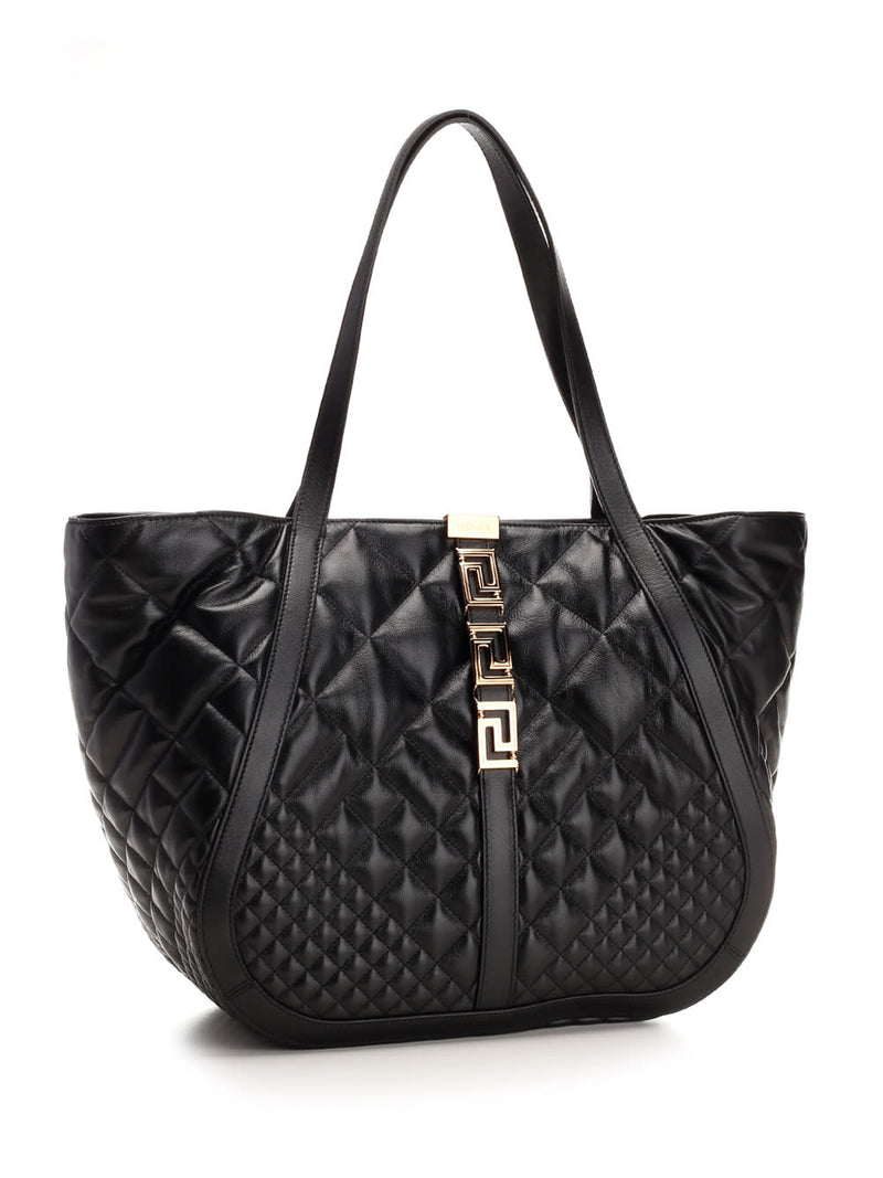 Versace Quilted Leather Tote - Women