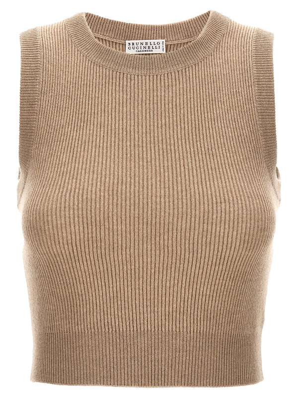 Brunello Cucinelli Cashmere Knit Top - Women