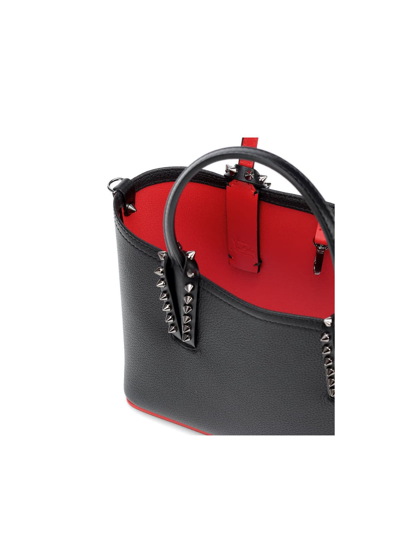 Christian Louboutin Black Leather Cabata Mini Bag - Women
