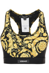 Versace Barocco Print Cropped Sports Top - Women