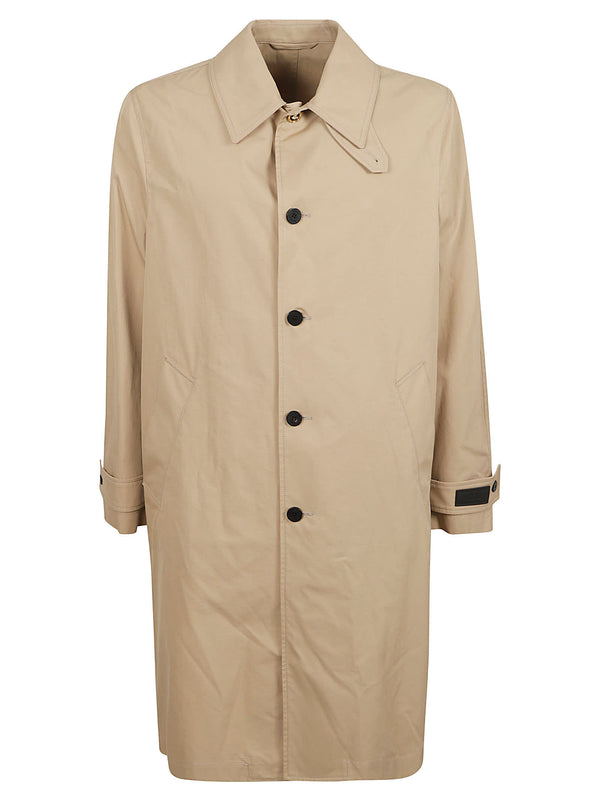 Versace Straight Buttoned Coat - Men