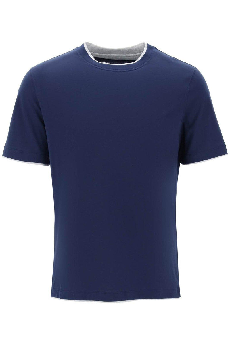 Brunello Cucinelli Layered-effect Crewneck T-shirt - Men