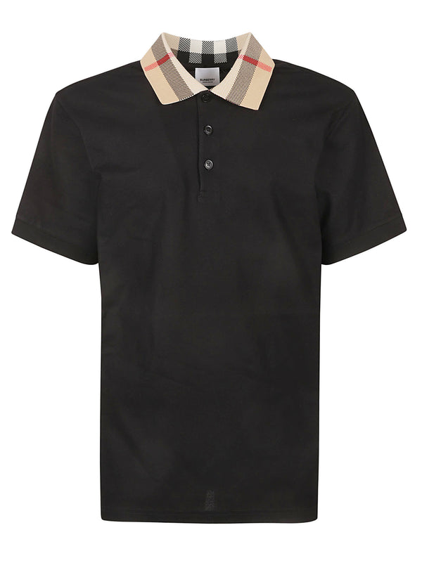 Burberry Check Collar Polo Shirt - Men