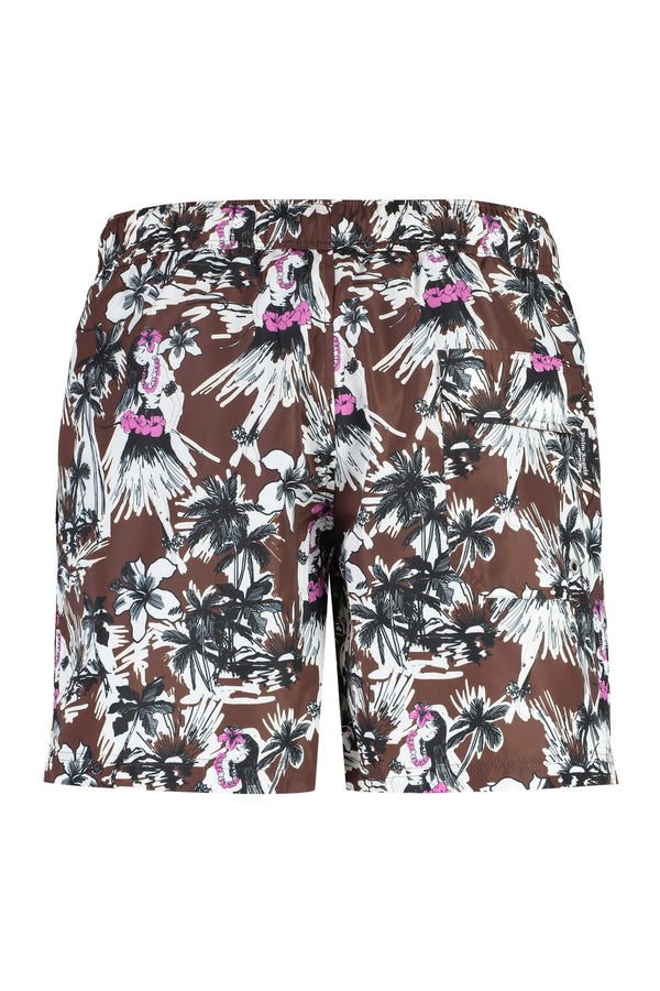 Palm Angels Printed Swim Shorts - Men