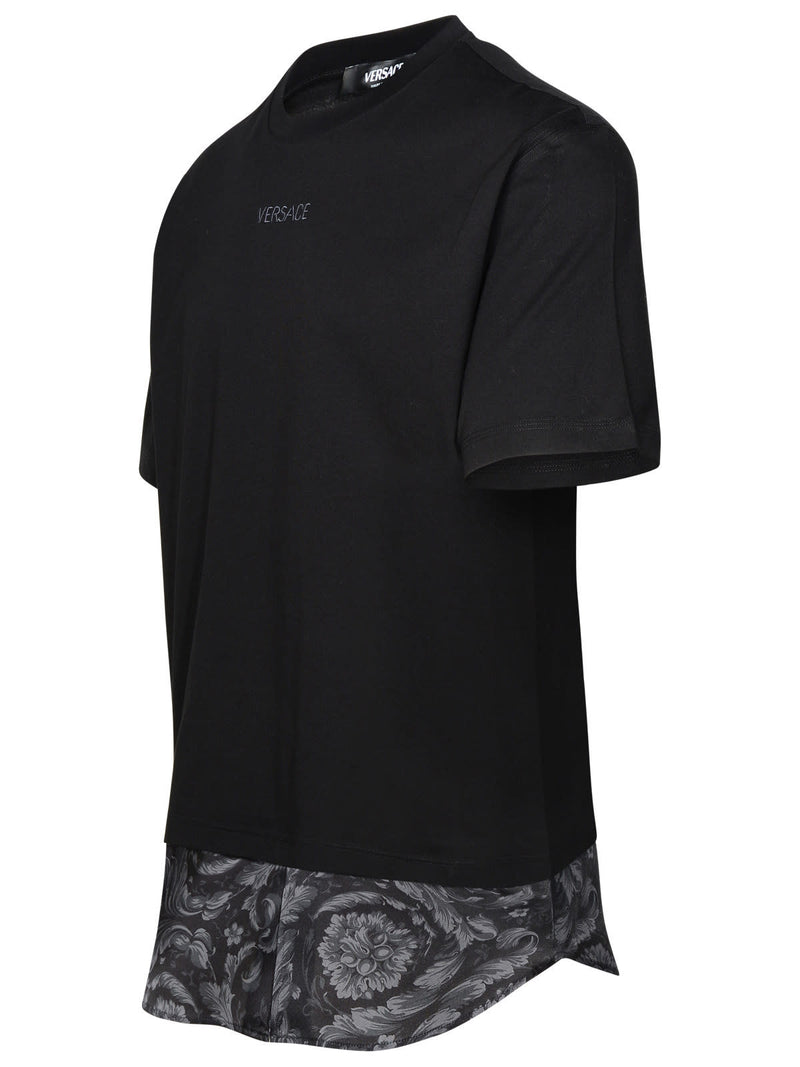 Versace Black Cotton T-shirt - Men