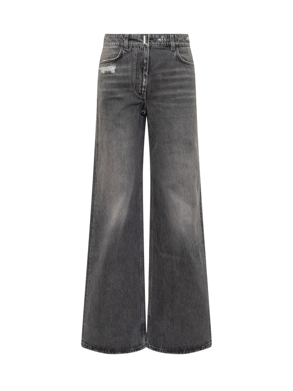 Givenchy Oversized Jeans In Denim - Women